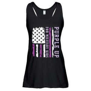 Wear purple up for military month of the military child Ladies Essential Flowy Tank