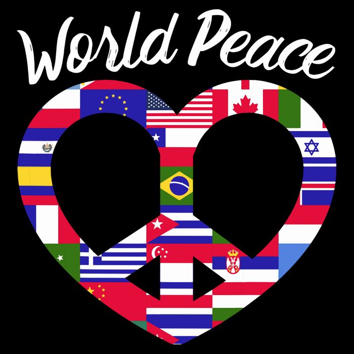 World Peace United Countries International Day Of Peace V-Neck T-Shirt
