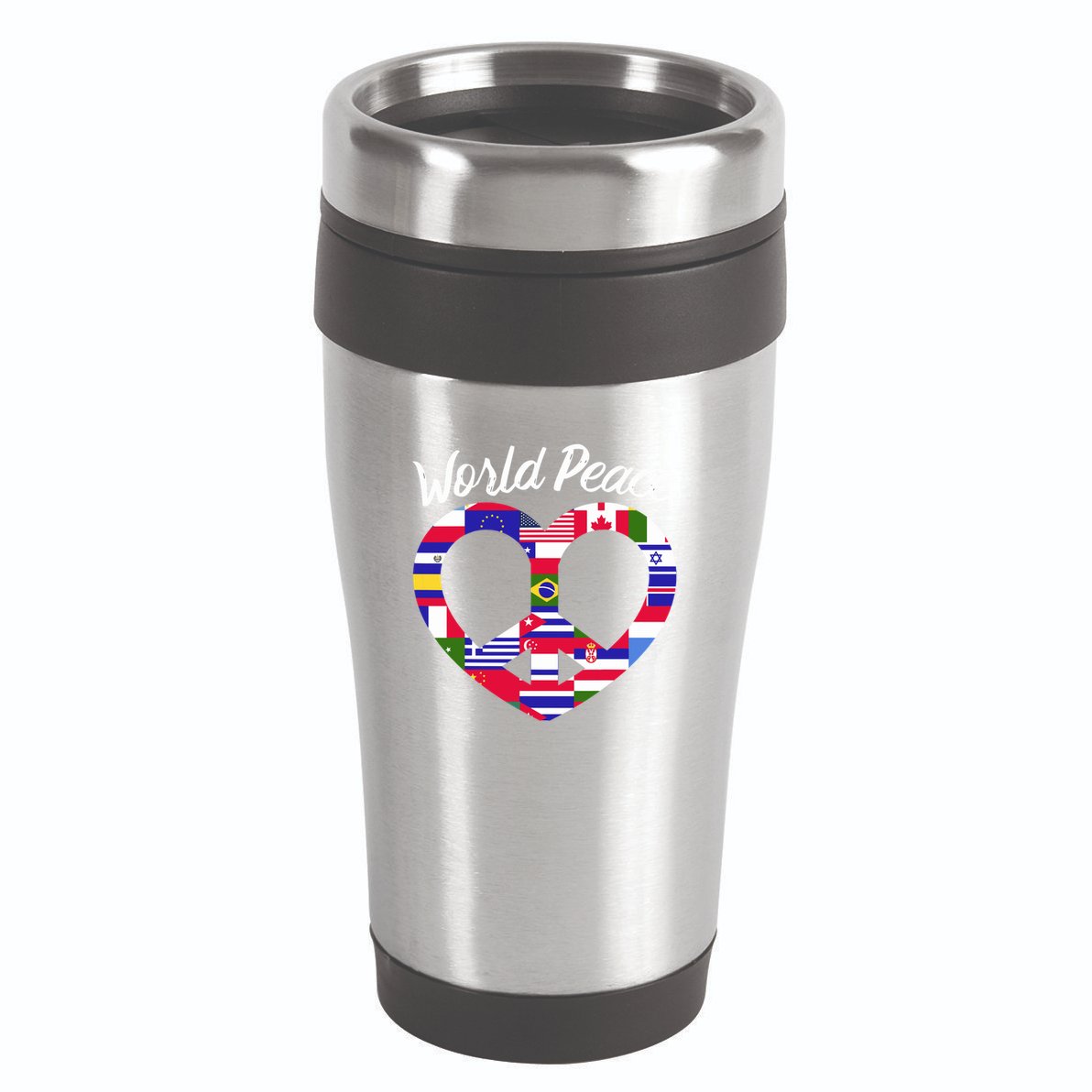 World Peace United Countries International Day Of Peace 16oz Travel Tumbler