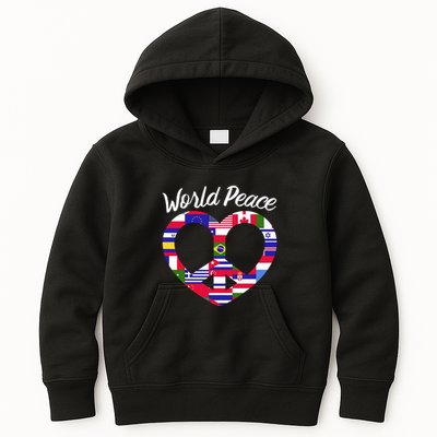World Peace United Countries International Day Of Peace Kids Hoodie