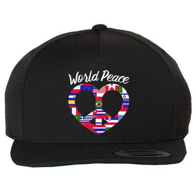 World Peace United Countries International Day Of Peace Wool Snapback Cap