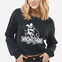 Wrong Park Cropped Pullover Crew