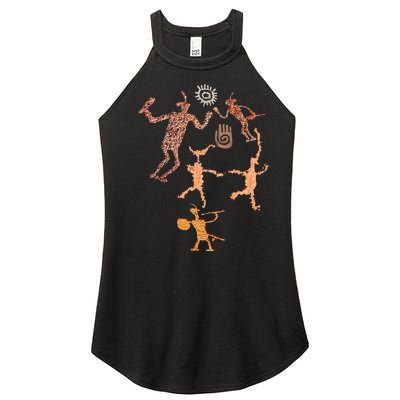 Warrior Petroglyphs. Women’s Perfect Tri Rocker Tank