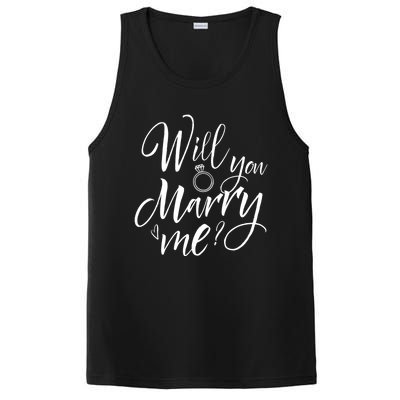 Wedding Proposal Will You Marry Me Great Gift Engaget Outfit Gift Cool Gift PosiCharge Competitor Tank