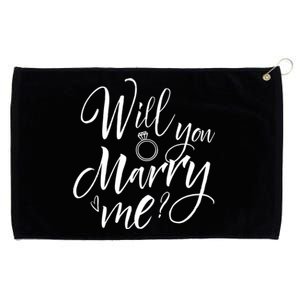 Wedding Proposal Will You Marry Me Great Gift Engaget Outfit Gift Cool Gift Grommeted Golf Towel