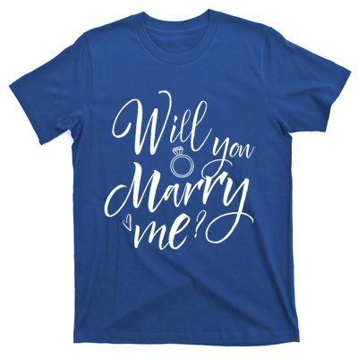 Wedding Proposal Will You Marry Me Great Gift Engaget Outfit Gift Cool Gift T-Shirt