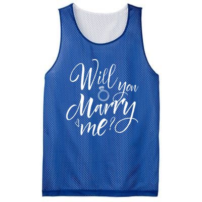 Wedding Proposal Will You Marry Me Great Gift Engaget Outfit Gift Cool Gift Mesh Reversible Basketball Jersey Tank