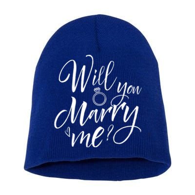 Wedding Proposal Will You Marry Me Great Gift Engaget Outfit Gift Cool Gift Short Acrylic Beanie