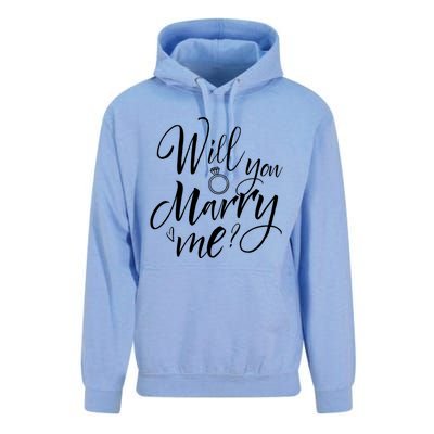 Wedding Proposal Will You Marry Me Great Gift Engaget Outfit Gift Cool Gift Unisex Surf Hoodie