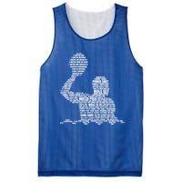 Waterpolo Player Word Cloud Water Polo Players Coach Gift Mesh Reversible Basketball Jersey Tank