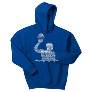 Waterpolo Player Word Cloud Water Polo Players Coach Gift Kids Hoodie