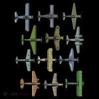 Ww2 Planes Warbirds Warplanes Full-Length Apron With Pockets