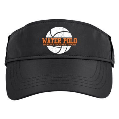 Water Polo World's Toughest Sport Swimming Water Polo Cool Gift Adult Drive Performance Visor