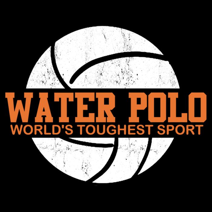 Water Polo World's Toughest Sport Swimming Water Polo Cool Gift Flat Bill Trucker Hat