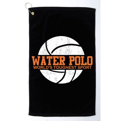 Water Polo World's Toughest Sport Swimming Water Polo Cool Gift Golf Towel