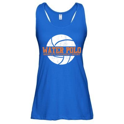 Water Polo World's Toughest Sport Swimming Water Polo Cool Gift Ladies Essential Flowy Tank
