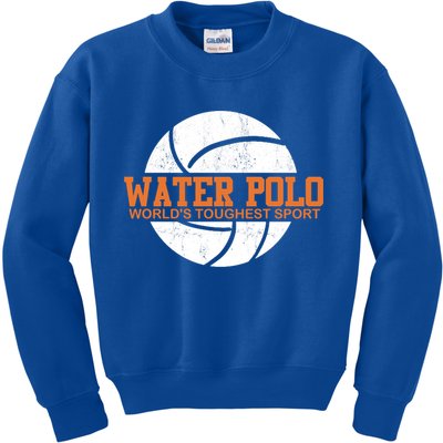 Water Polo World's Toughest Sport Swimming Water Polo Cool Gift Kids Sweatshirt