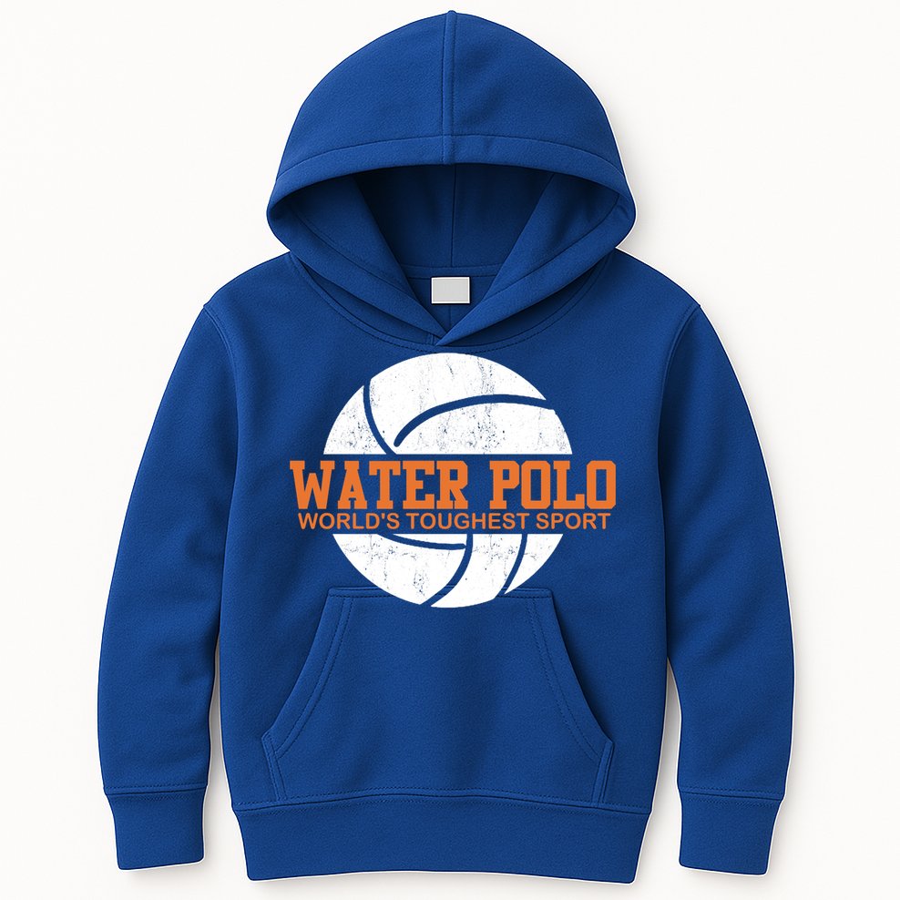 Water Polo World's Toughest Sport Swimming Water Polo Cool Gift Kids Hoodie