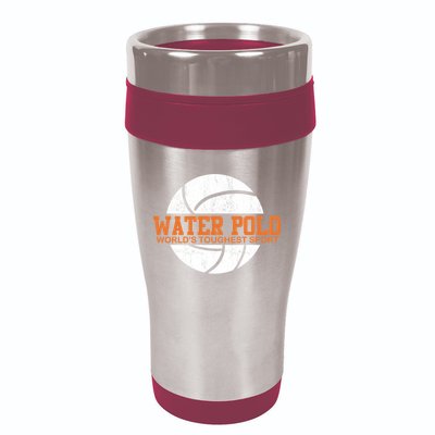 Water Polo World's Toughest Sport Swimming Water Polo Cool Gift 16oz Travel Tumbler