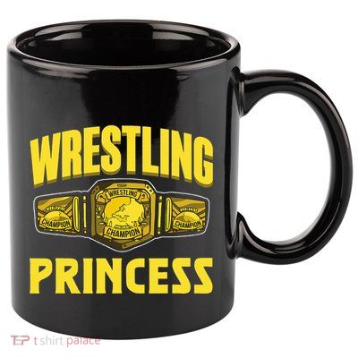 Wrestling Princess Wrestles Wrestler Wrestle Wrestling 11oz C Handle Ceramic Mug