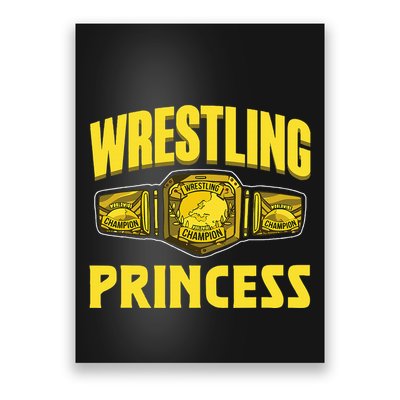 Wrestling Princess Wrestles Wrestler Wrestle Wrestling Poster