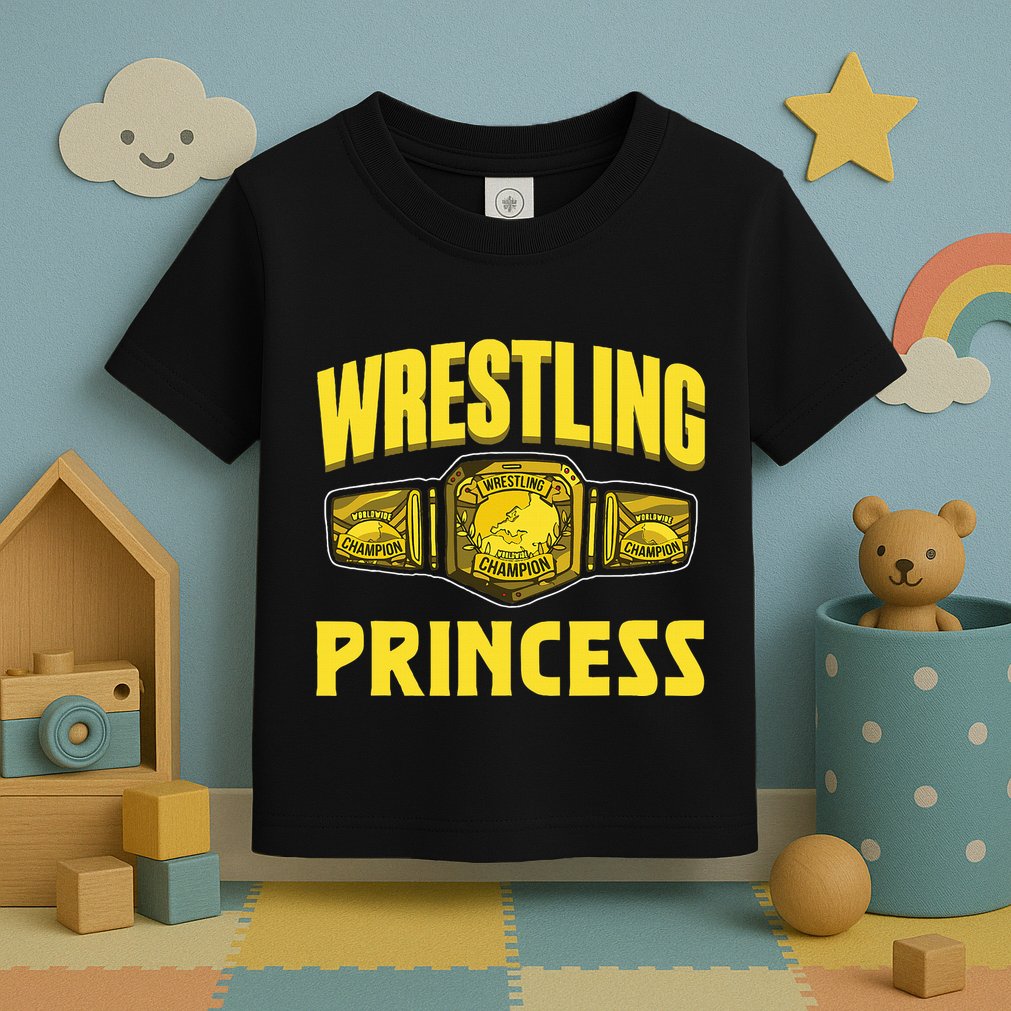 Wrestling Princess Wrestles Wrestler Wrestle Wrestling Toddler T-Shirt