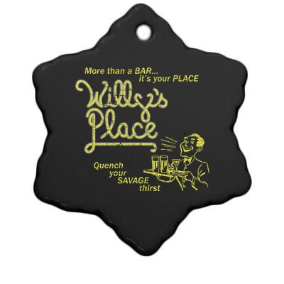 Willy&X27;S Place Ceramic Star Ornament