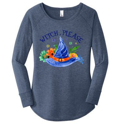 Witch Please Witch Hat Gift Women's Perfect Tri Tunic Long Sleeve Shirt