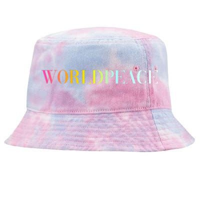 World Peace Tie-Dyed Bucket Hat