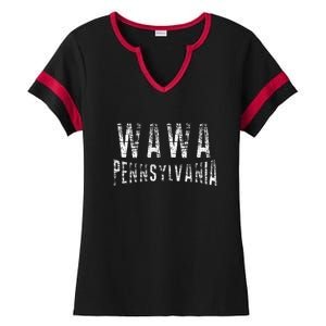 Wawa Pennsylvania Ladies Halftime Notch Neck Tee