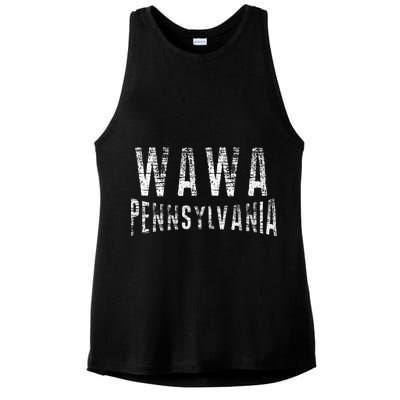 Wawa Pennsylvania Ladies PosiCharge Tri-Blend Wicking Tank