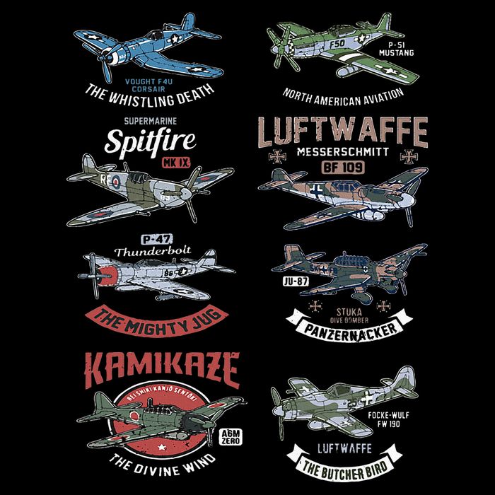 Ww2 Planes Warbirds Warplanes F4u Corsair P 47 Thunderbolt Button