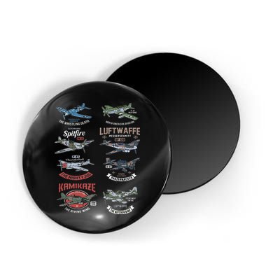 Ww2 Planes Warbirds Warplanes F4u Corsair P 47 Thunderbolt Magnet