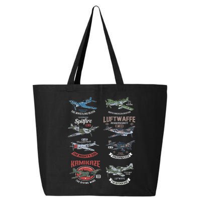 Ww2 Planes Warbirds Warplanes F4u Corsair P 47 Thunderbolt 25L Jumbo Tote
