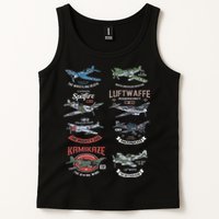 Ww2 Planes Warbirds Warplanes F4u Corsair P 47 Thunderbolt Tank Top