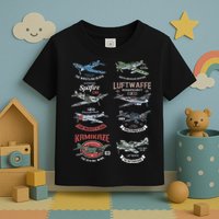 Ww2 Planes Warbirds Warplanes F4u Corsair P 47 Thunderbolt Toddler T-Shirt