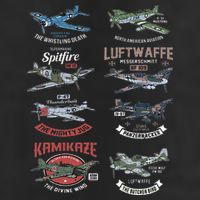 Ww2 Planes Warbirds Warplanes F4u Corsair P 47 Thunderbolt Microfiber Hand Towel