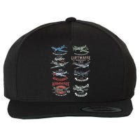 Ww2 Planes Warbirds Warplanes F4u Corsair P 47 Thunderbolt Wool Snapback Cap