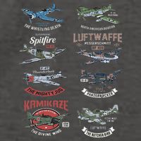 Ww2 Planes Warbirds Warplanes F4u Corsair P 47 Thunderbolt Vector Backpack
