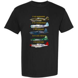 Ww2 Planes Warbirds Warplanes Garment-Dyed Heavyweight T-Shirt