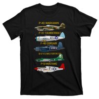 Ww2 Planes Warbirds Warplanes T-Shirt