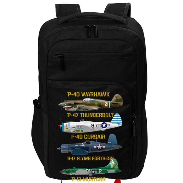 Ww2 Planes Warbirds Warplanes Impact Tech Backpack