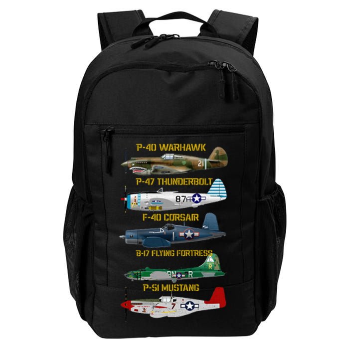 Ww2 Planes Warbirds Warplanes Daily Commute Backpack