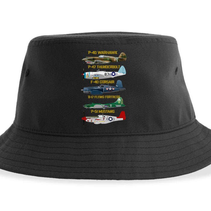 Ww2 Planes Warbirds Warplanes Sustainable Bucket Hat