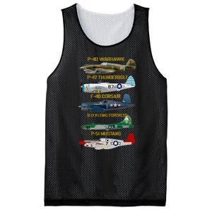 Ww2 Planes Warbirds Warplanes Mesh Reversible Basketball Jersey Tank