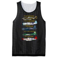 Ww2 Planes Warbirds Warplanes Mesh Reversible Basketball Jersey Tank