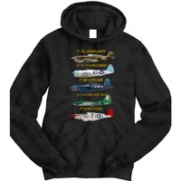 Ww2 Planes Warbirds Warplanes Tie Dye Hoodie