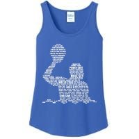 Waterpolo Player Word Cloud Water Polo Players Coach Gift Cool Gift Ladies Essential Tank