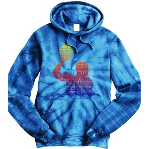 Waterpolo Player Word Cloud Water Polo Players Coach Gift Cute Gift Tie Dye Hoodie