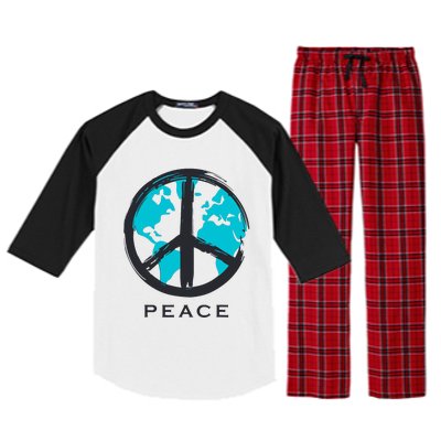 World Peace Raglan Sleeve Pajama Set